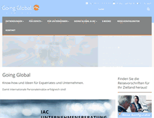Tablet Screenshot of goingglobal.de